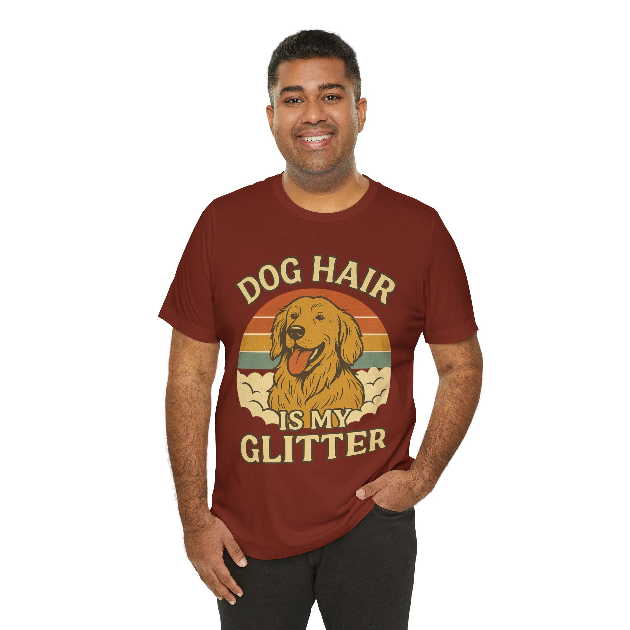 "Dog Hair Is My Glitter" – Golden Shedding Tee