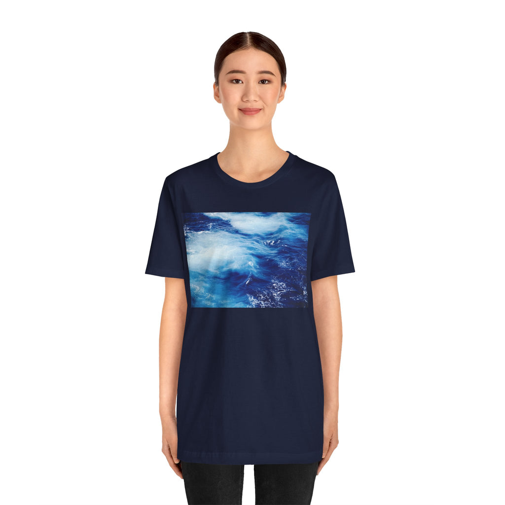 Ocean Waves  Tee — Blue Water Photography T-Shirt
