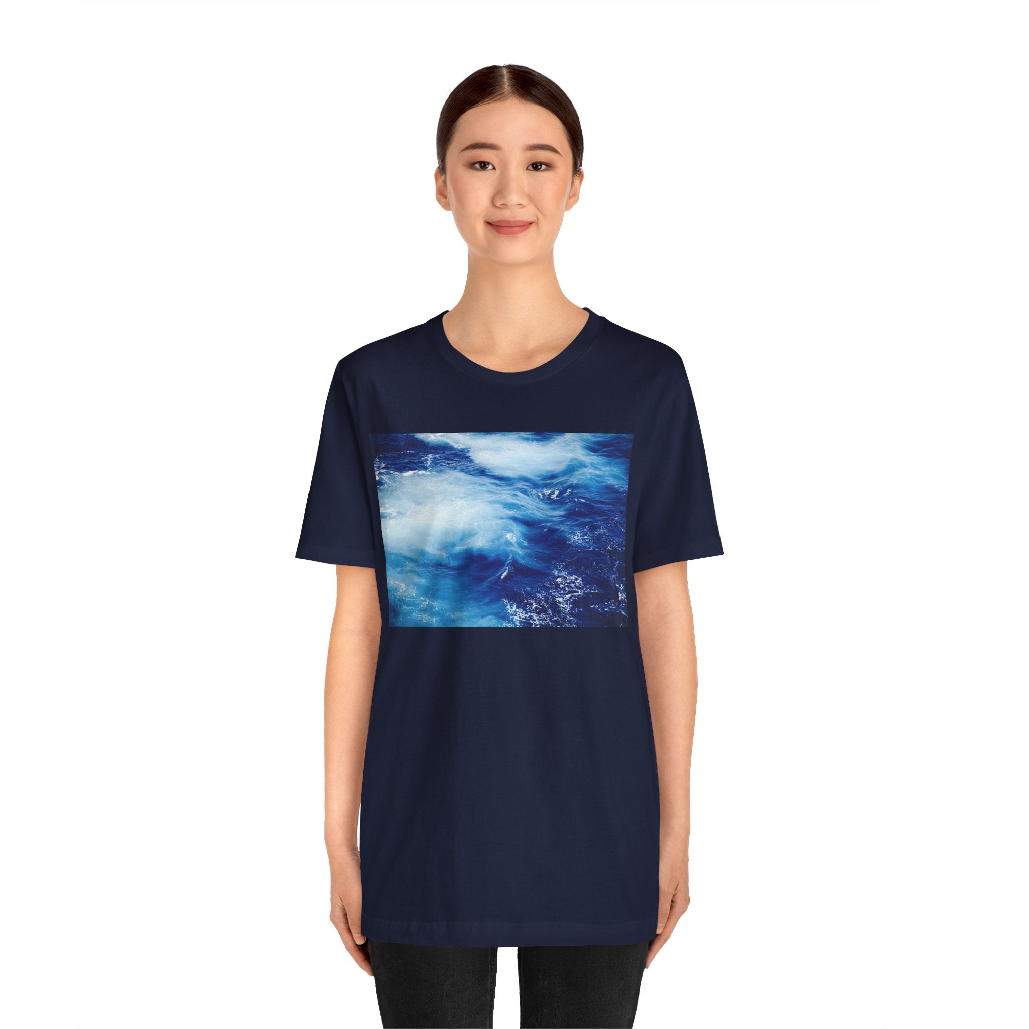 Ocean Waves  Tee — Blue Water Photography T-Shirt