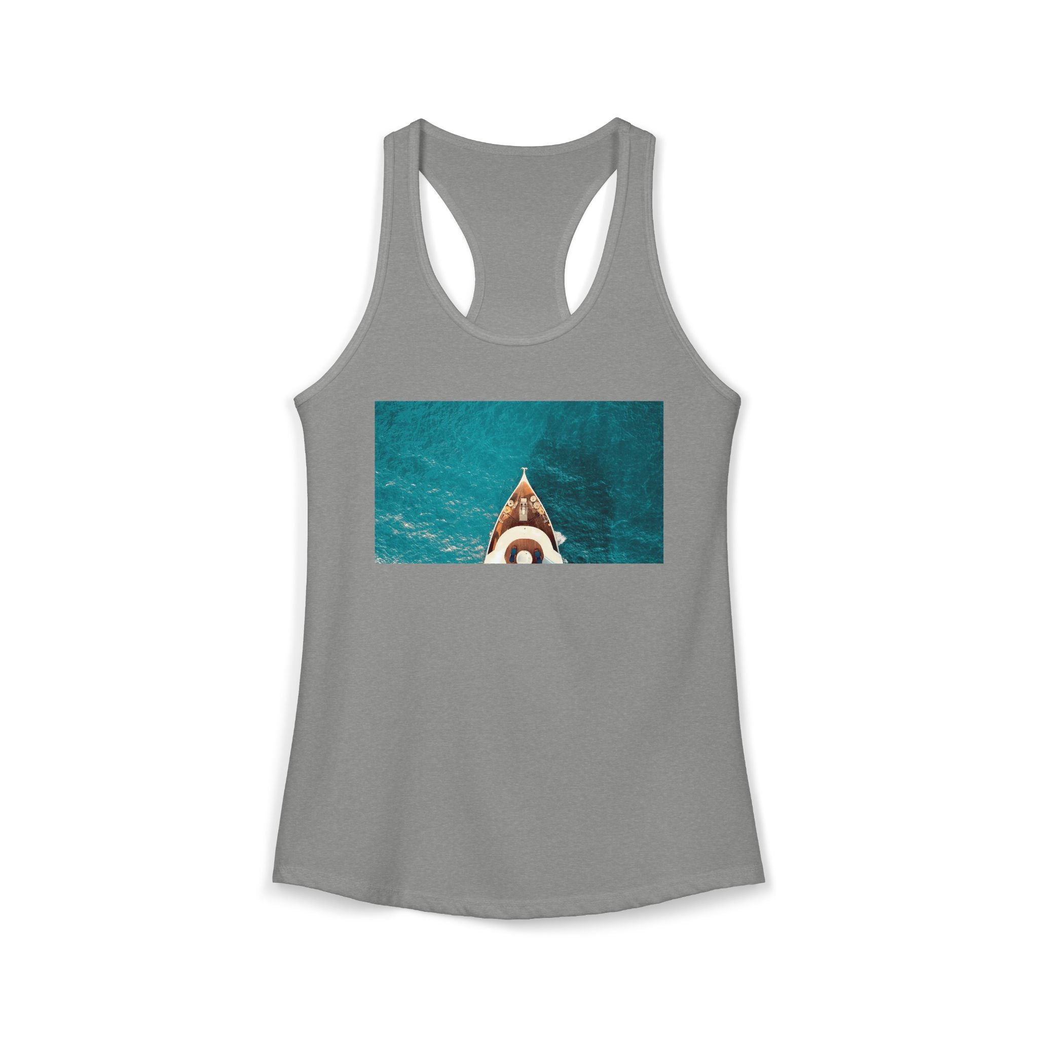 Women's Ideal Racerback Tank - Summer Boat