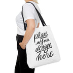 Custom Printed Tote Bag — Personalized All-Over-Print Canvas Shopper