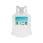 Women's Ideal Racerback Tank - Summer Palms