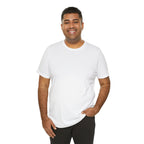 Nature Sunset Mountain Back Design T-Shirt — Scenic River & Pine Forest Graphic Tee