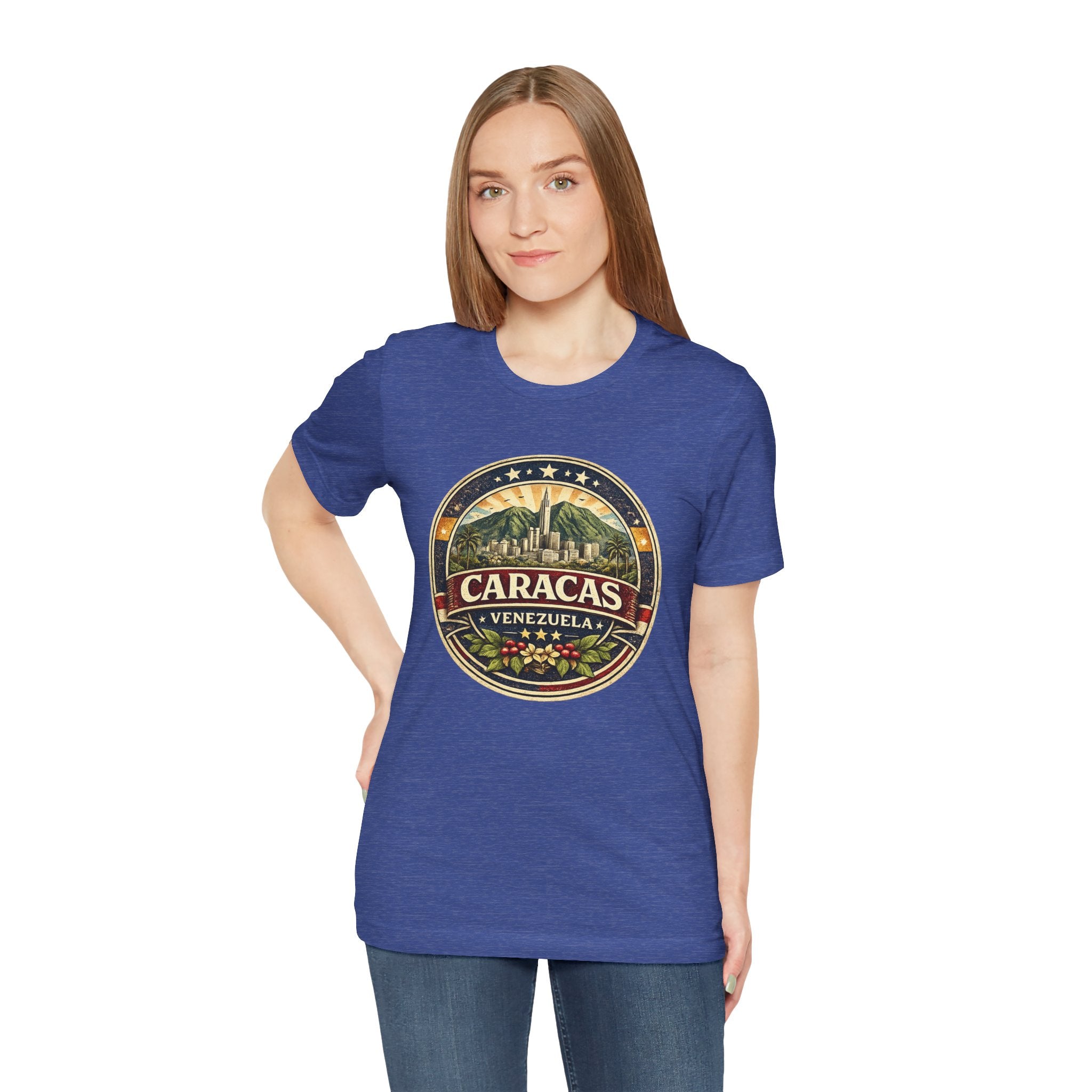 Caracas Venezuela Vintage Travel Tee — Retro City Badge T-Shirt