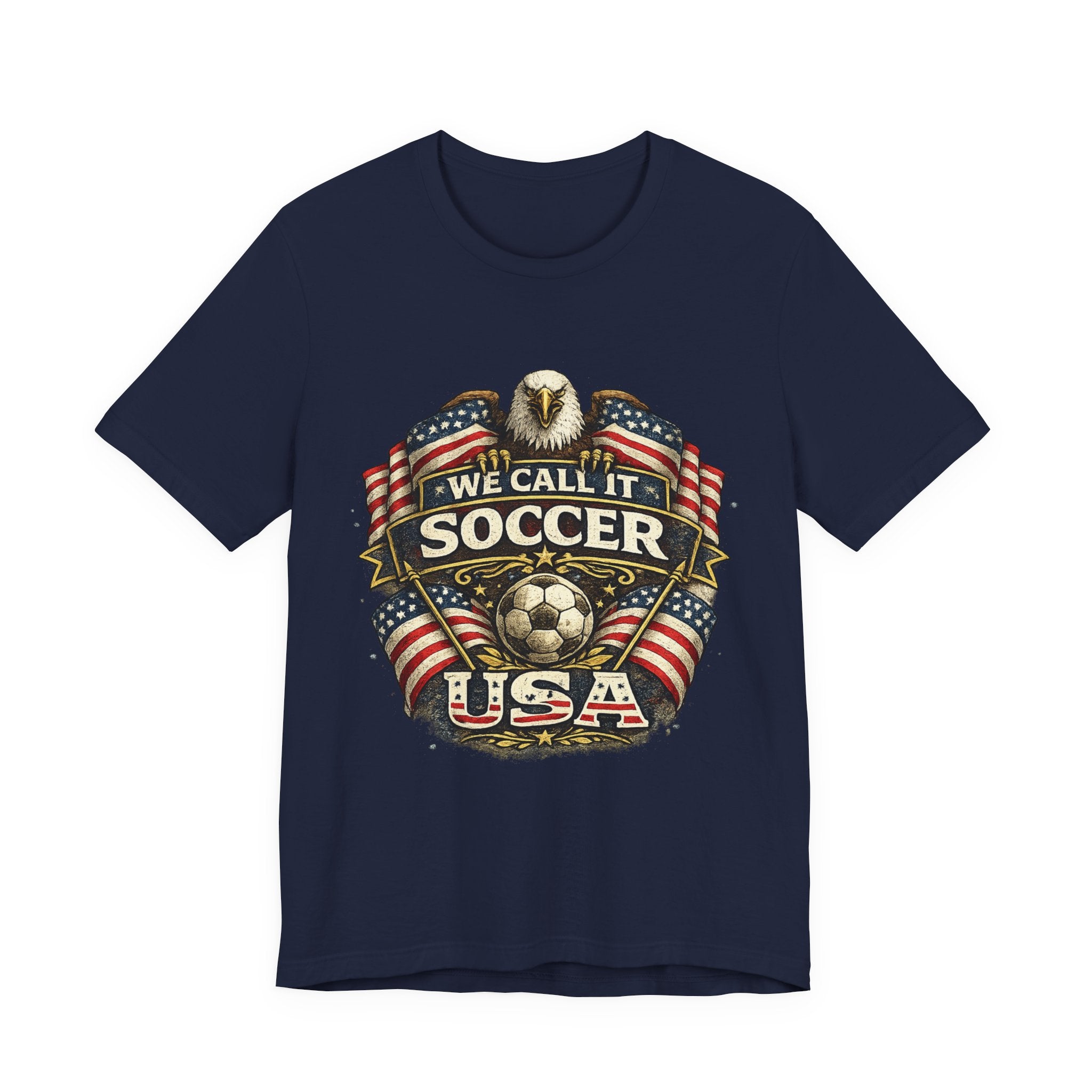 We Call It Soccer USA T-Shirt – Patriotic Eagle Soccer Tee
