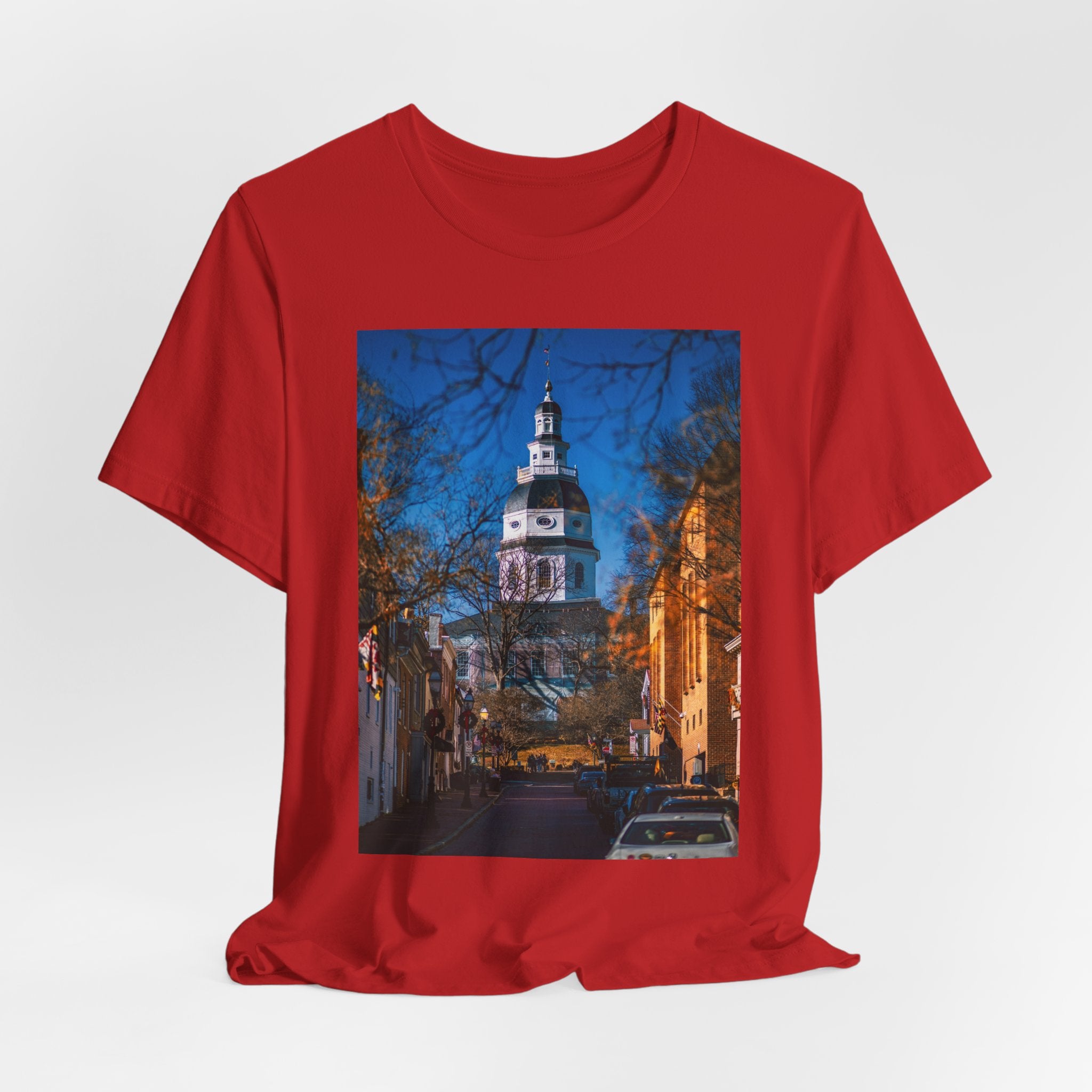 Maryland State House Street Photo Tee
