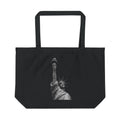 Statue of Liberty Large Eco Tote – Vintage NYC Landmark Canvas Beach & Shopping Bag