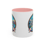Miami Vintage Travel Accent Coffee Mug – 'Miami' Scenic Beach & Skyline Design (11/15oz)