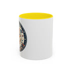 Space Camper Patch Coffee Mug — Retro Astronaut Camper 11/15oz Accent Mug