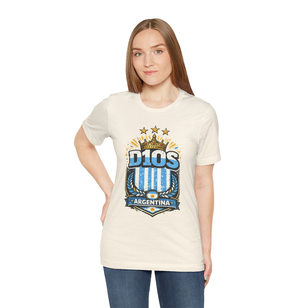 D10S Argentina Tee — Football Fan Shirt