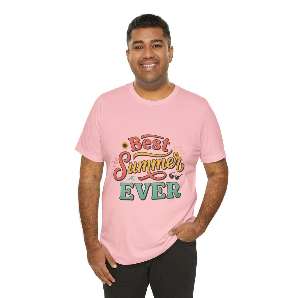 Best Summer Ever T-Shirt — Retro Colorful Vacation Tee