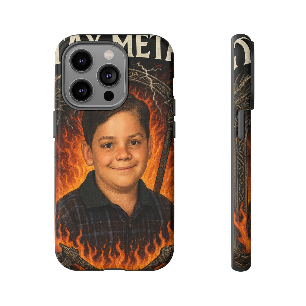Metalhead Phone Case, Tough Cases for Music Lovers, Personalize with Unique Art, Gift for Metal Fans, Rock Lover's Accessory