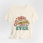 Best Summer Ever T-Shirt — Retro Colorful Vacation Tee