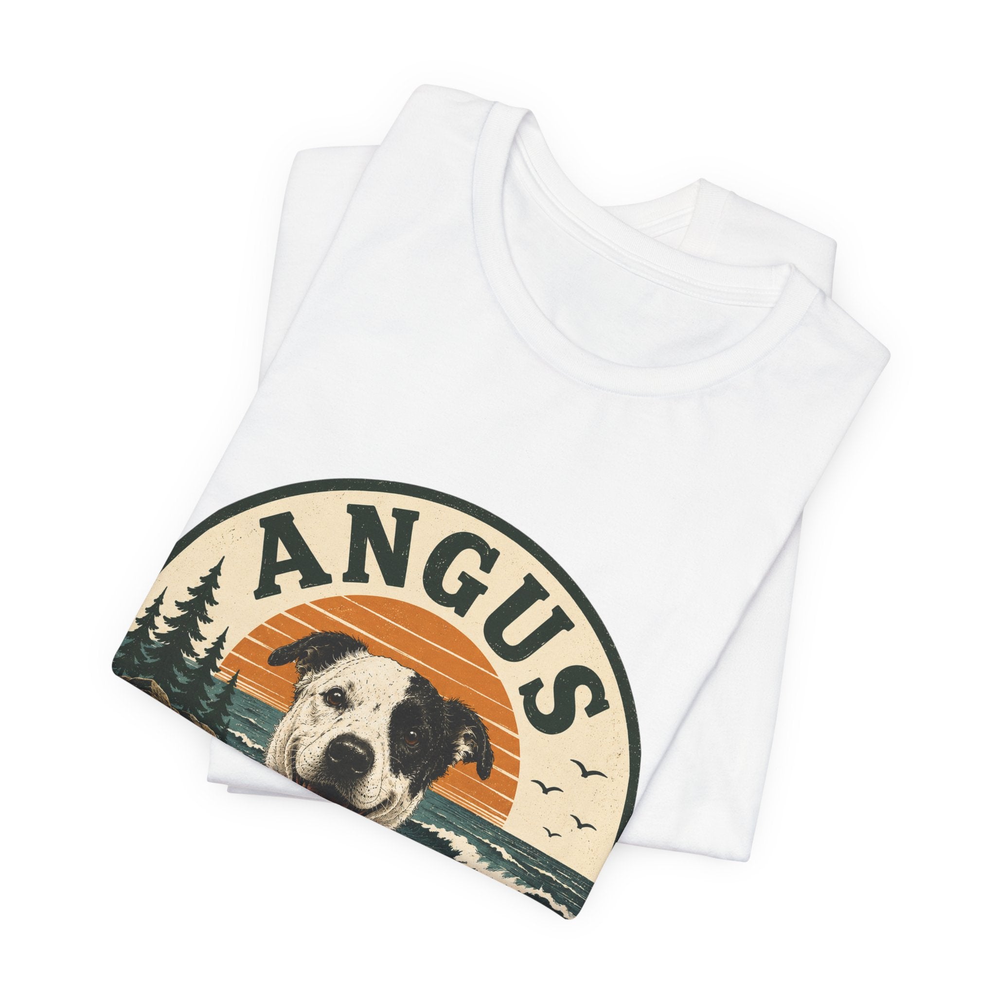 Angus Dog Photo Collage T-Shirt