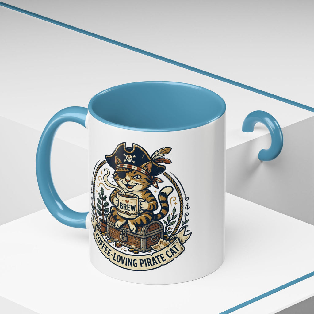 Vintage Sailor Anchor Coffee Mug — Nautical Tattoo Accent Mug (11/15oz)