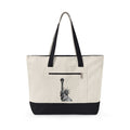 Statue of Liberty Canvas Tote — Zippered Eco Travel Bag