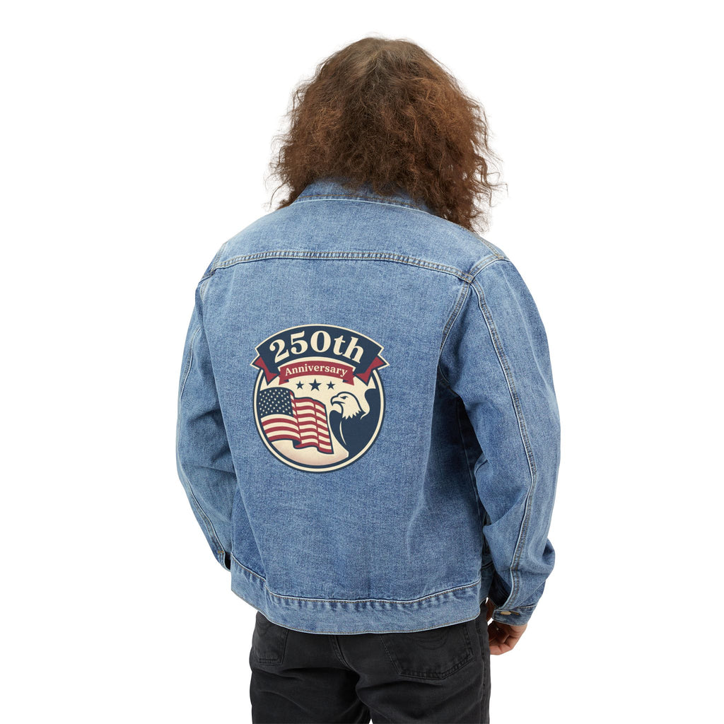 Denim Jacket — 250th Anniversary Eagle & Flag Back Patch