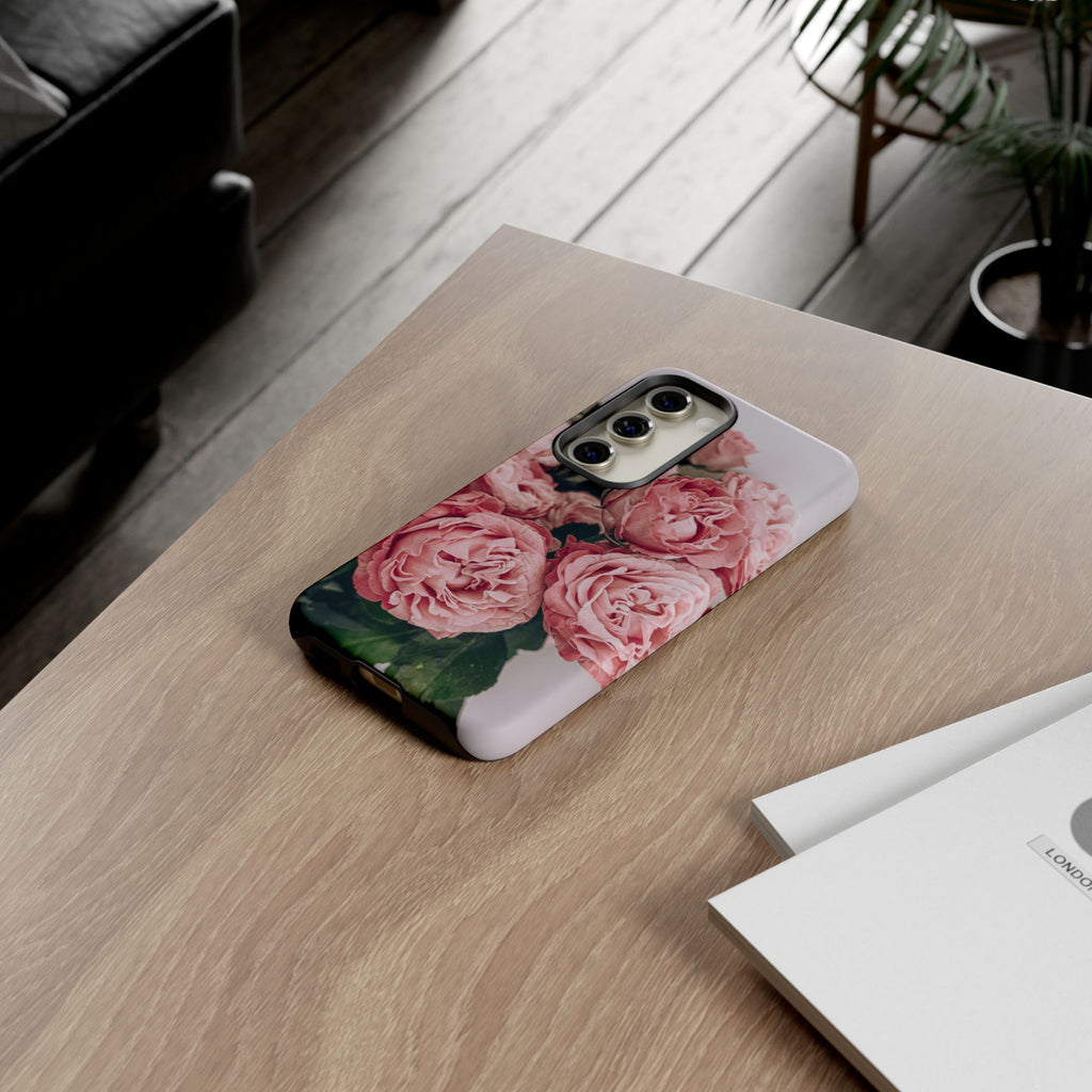 Tough Case — Pink Peonies Floral Phone Case
