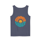 Summer Vibes Unisex Tank Top - Retro Sun Graphic