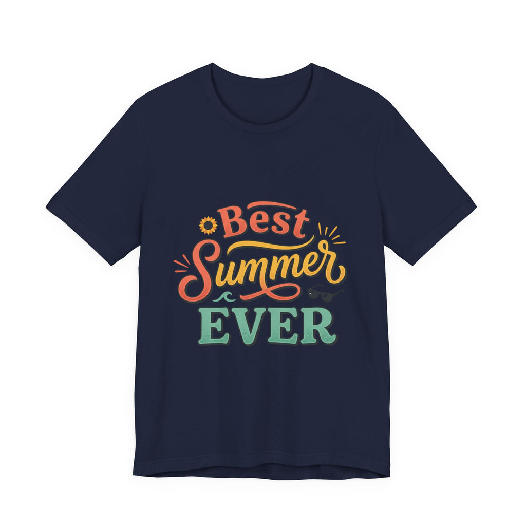 Best Summer Ever T-Shirt — Retro Colorful Vacation Tee