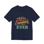 Best Summer Ever T-Shirt — Retro Colorful Vacation Tee