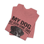 Rottweiler My Dog Has Seen Some Shit T-Shirt — Funny Dog Lover Tee