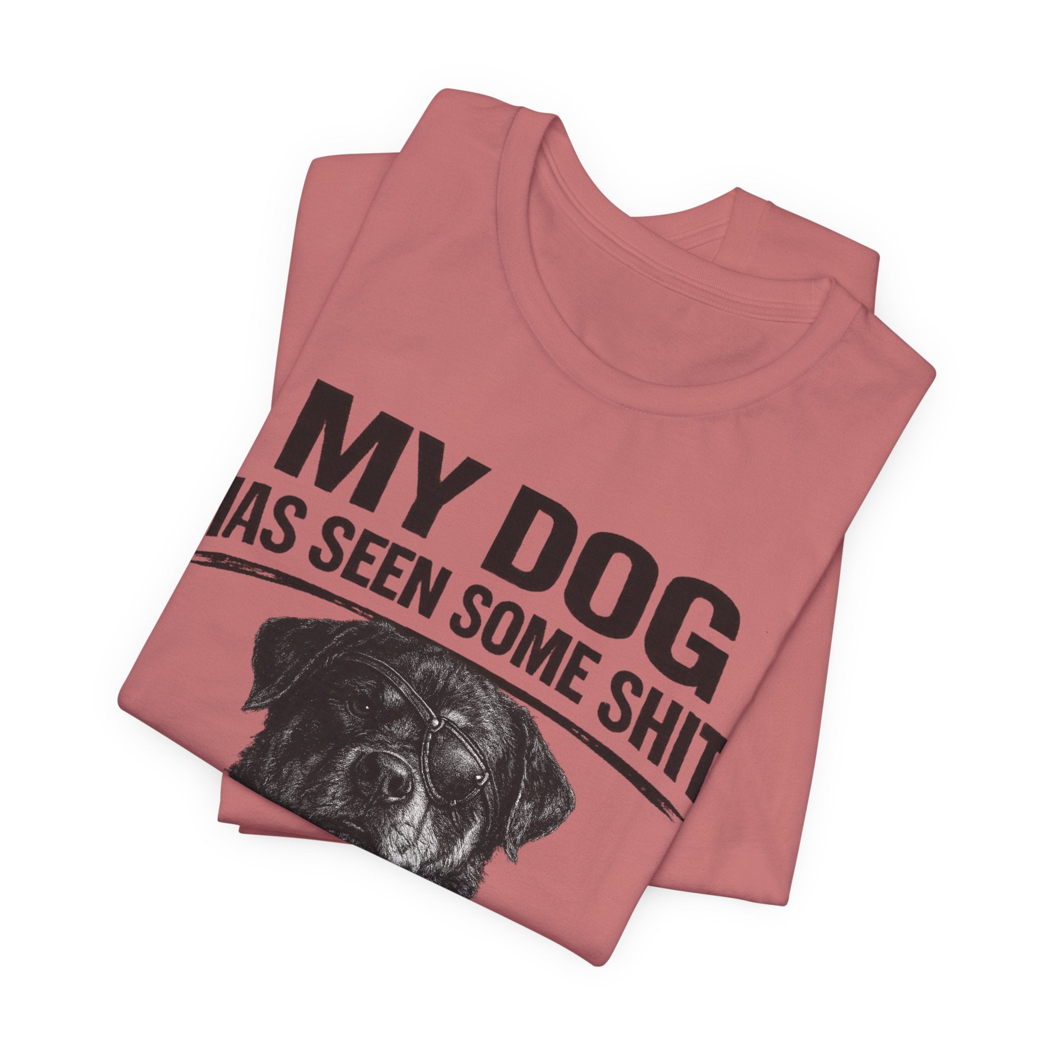 Rottweiler My Dog Has Seen Some Shit T-Shirt — Funny Dog Lover Tee