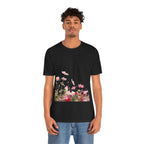 Floral Meadow Tee – Pink Wildflower Field Graphic T-Shirt