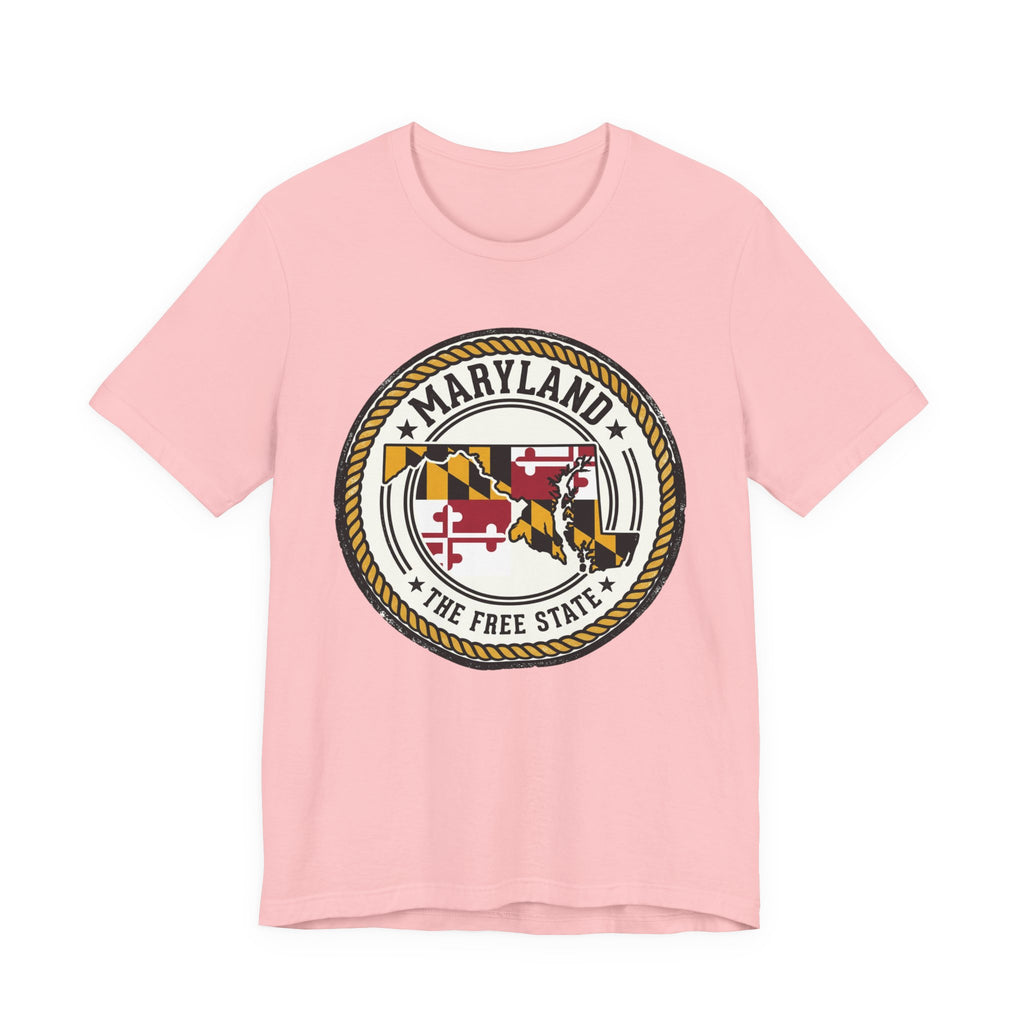 Maryland State Seal T-Shirt – The Free State Flag Emblem Tee