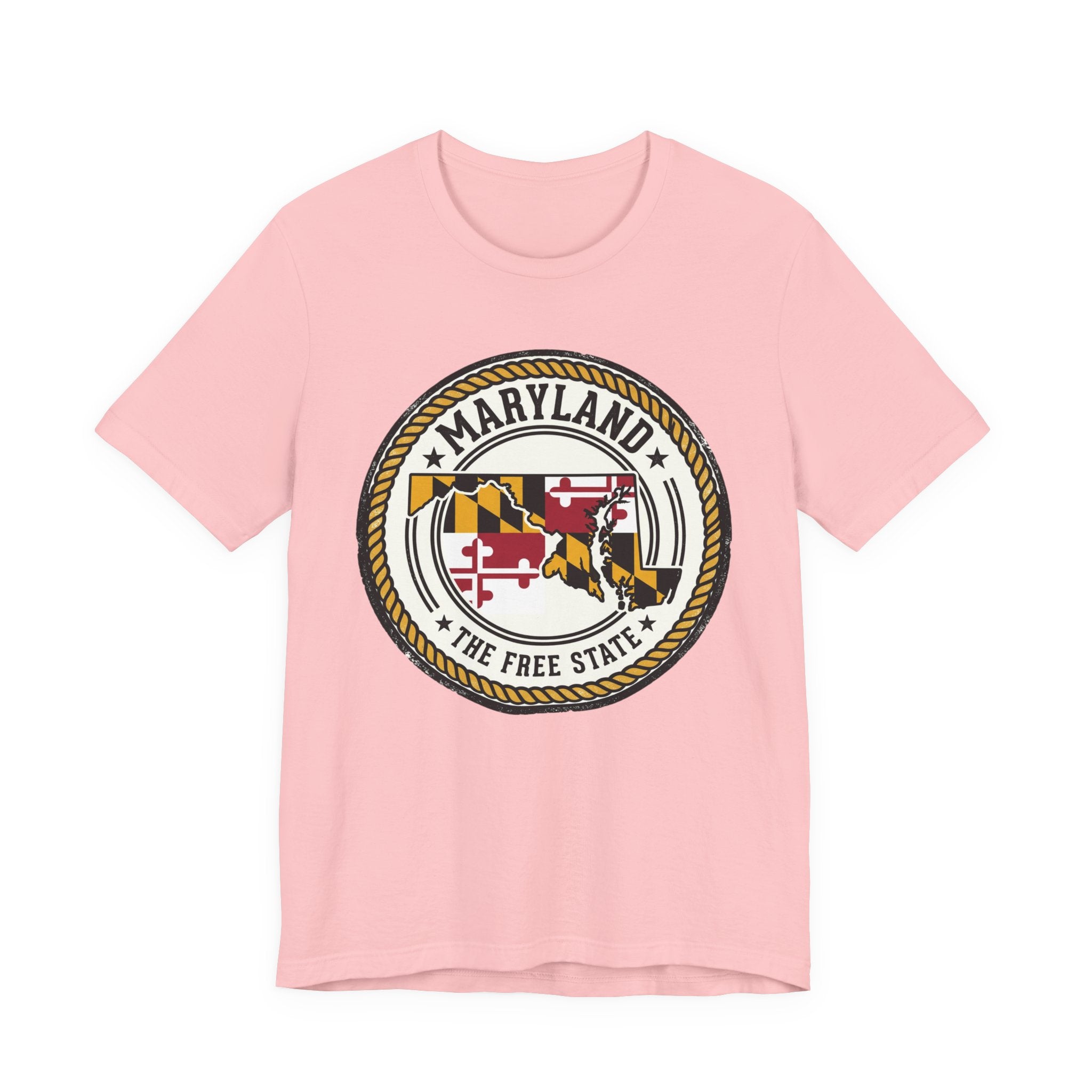 Maryland State Seal T-Shirt – The Free State Flag Emblem Tee
