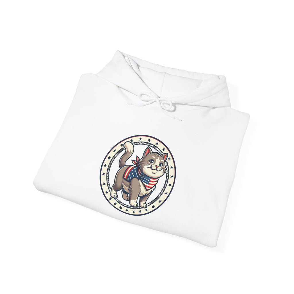 Patriotic Cat Hoodie