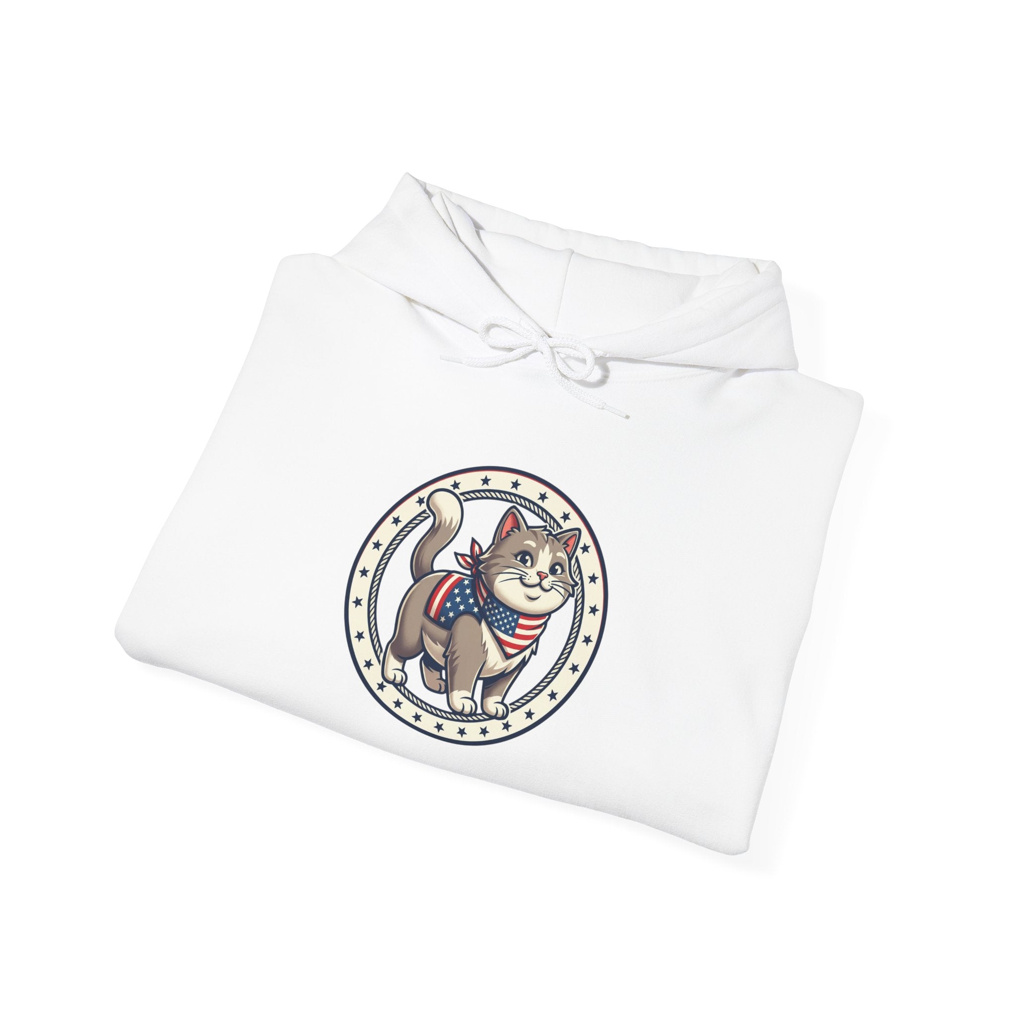 Patriotic Cat Hoodie