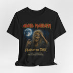 ADHD Maiden "Fear of the Task" Graphic Tee — Funny ADHD Iron Maiden Parody T-Shirt