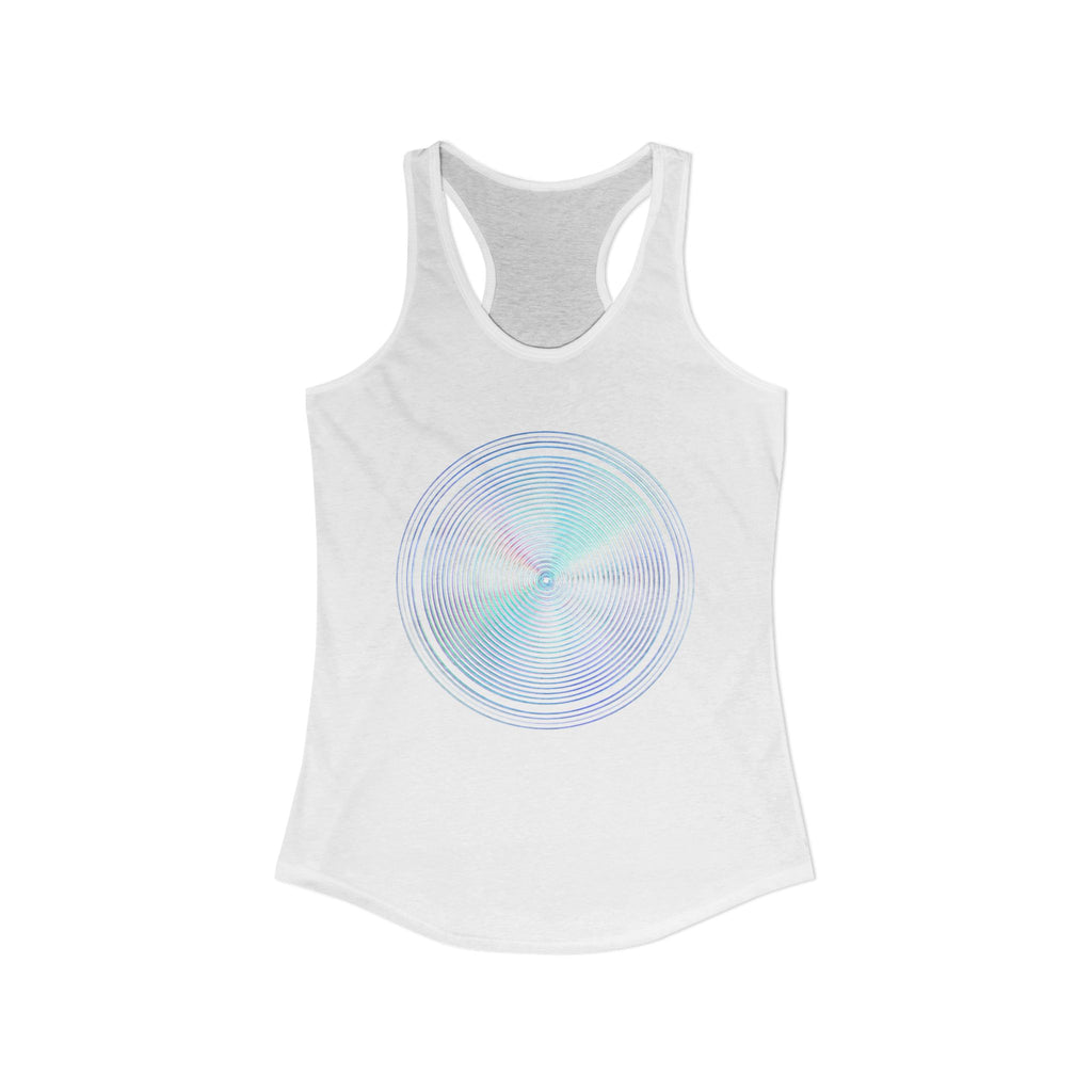 Women's Ideal Racerback Tank - Circle