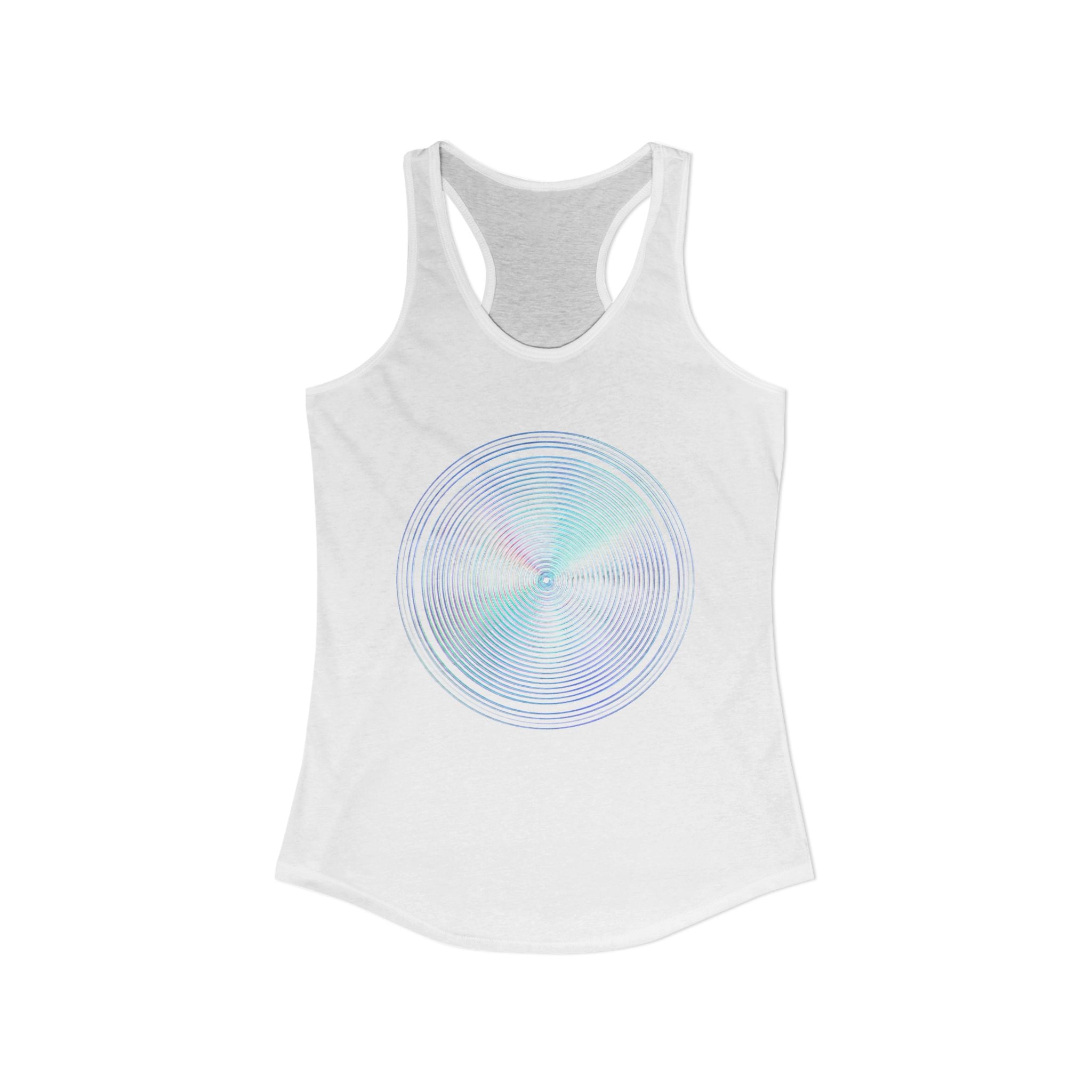 Women's Ideal Racerback Tank - Circle