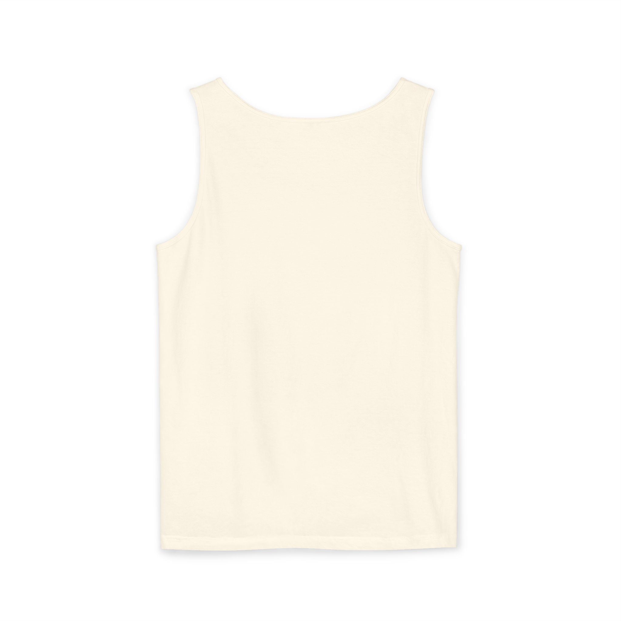 Abstract Wave Mesh Tank Top — Geometric Optical Illusion Graphic Tank