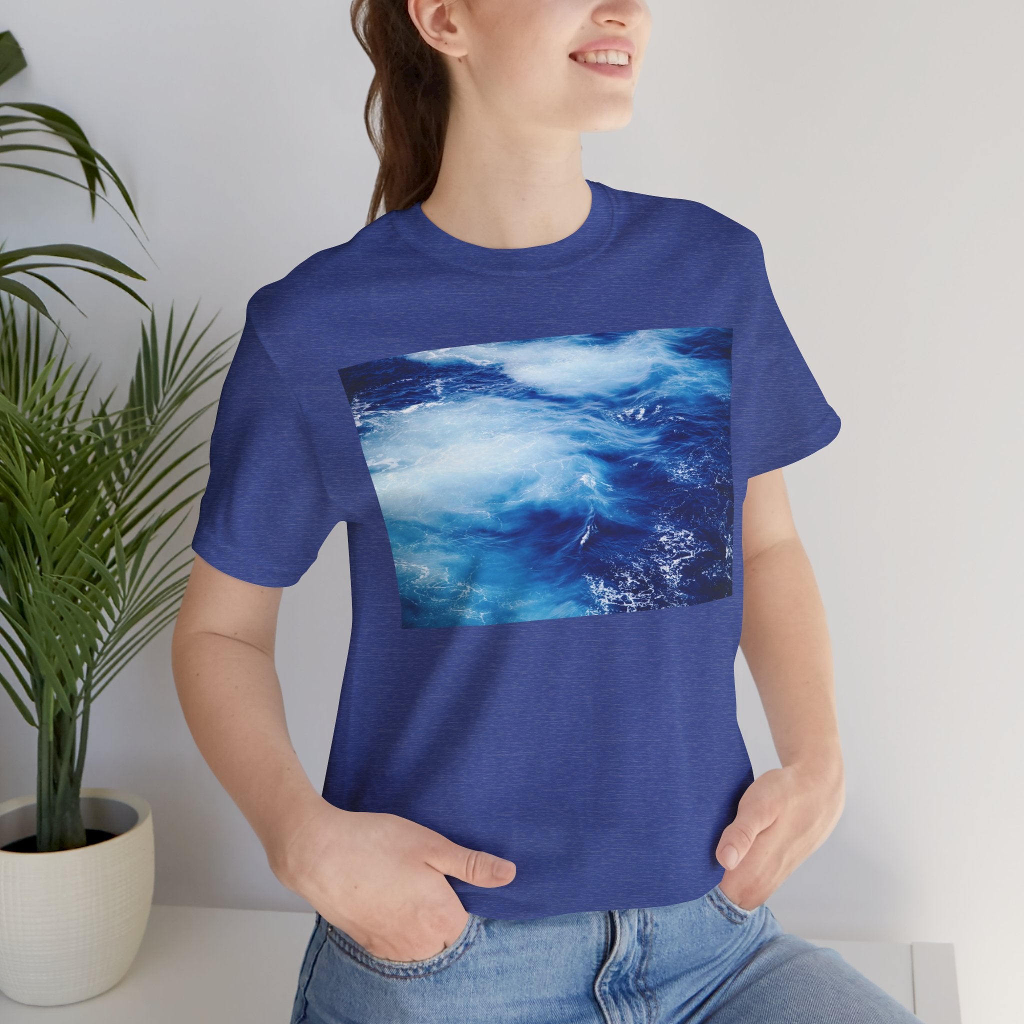 Ocean Waves  Tee — Blue Water Photography T-Shirt