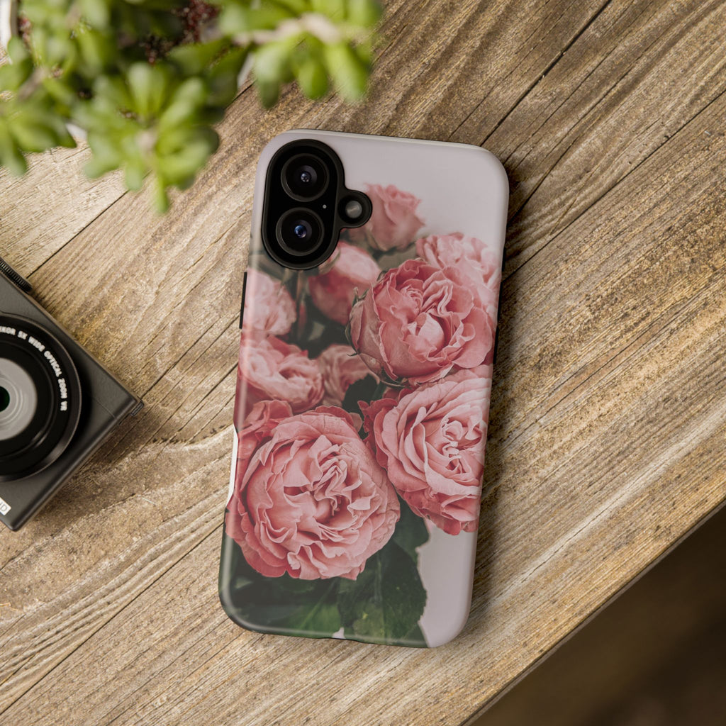 Tough Case — Pink Peonies Floral Phone Case