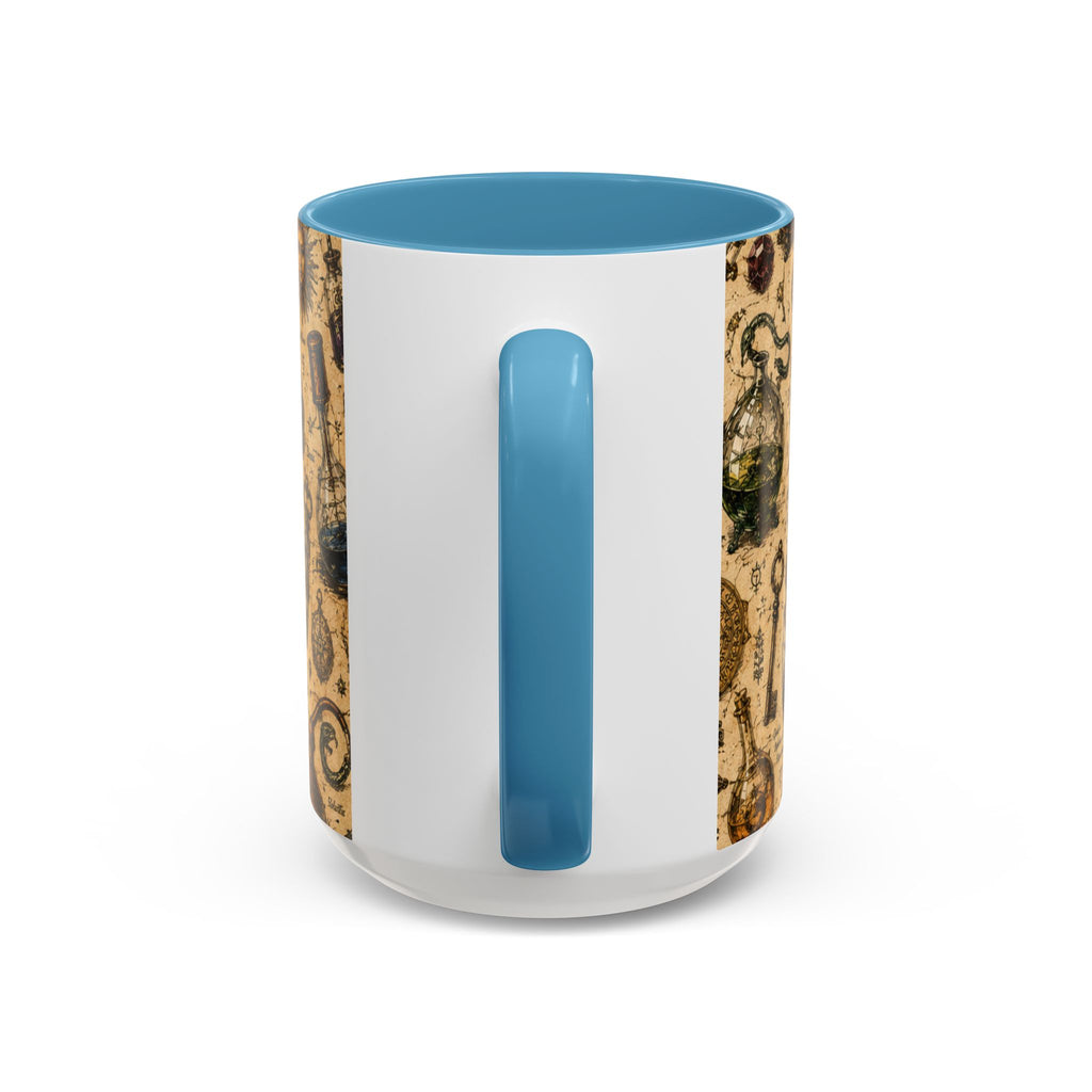 The Alchemist's Cabinet Coffee Mug — Vintage Apothecary Accent Mug (11/15 oz)