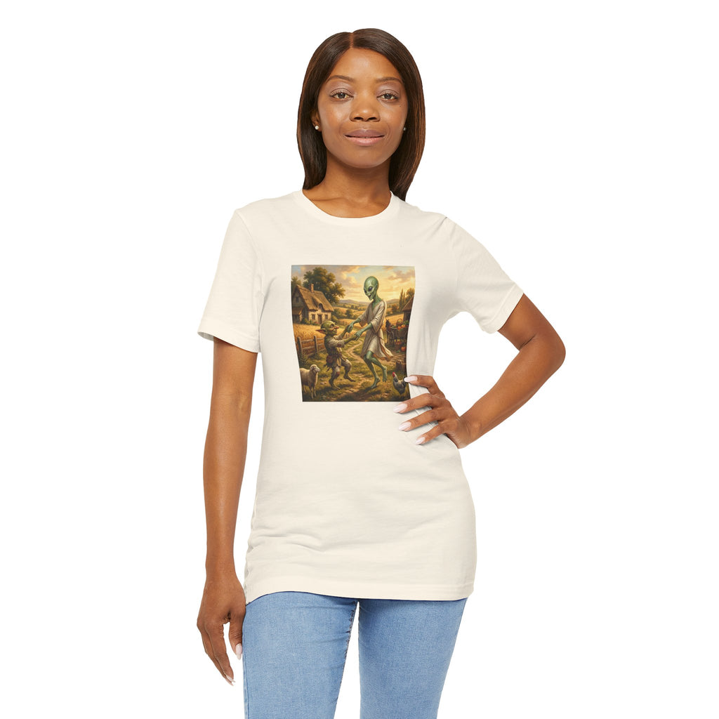 Alien Harvest Vintage Art T‑Shirt