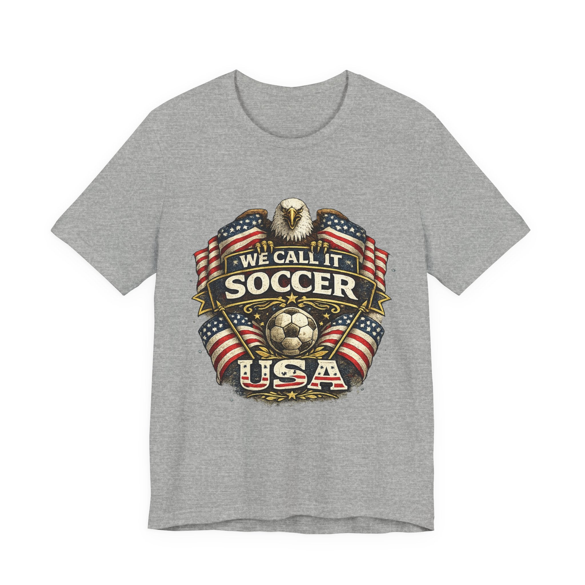 We Call It Soccer USA T-Shirt – Patriotic Eagle Soccer Tee