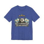 Argentina Soccer T-Shirt — "Nací en Argentina, ¿Qué más querés?" Vintage Football Tee