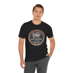 4th of July 250th Anniversary T-Shirt – Vintage American Flag Emblem (1776–2026)