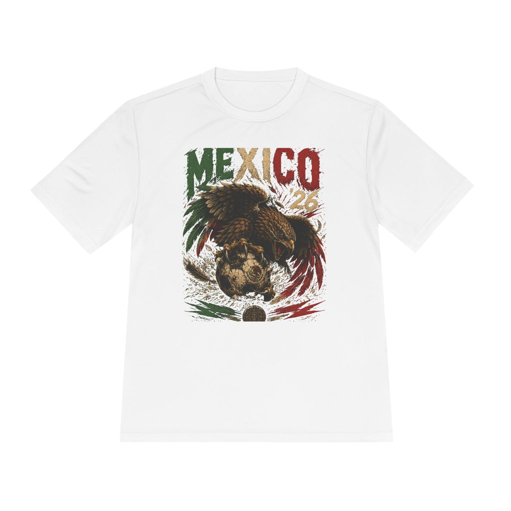 Mexico Eagle Graphic Tee — Mexican Flag Patriotic Soccer Fan Shirt