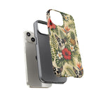 Tropical chihuahua Phone Case — Floral Pineapple Protective Tough Case