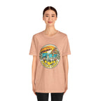 Amalfi Coast Vintage Travel Tee — Scenic Lemon & Vespa Graphic