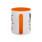 Patriotic Coffee Mug — "Land of the Free Because of the Brave" Accent Mug