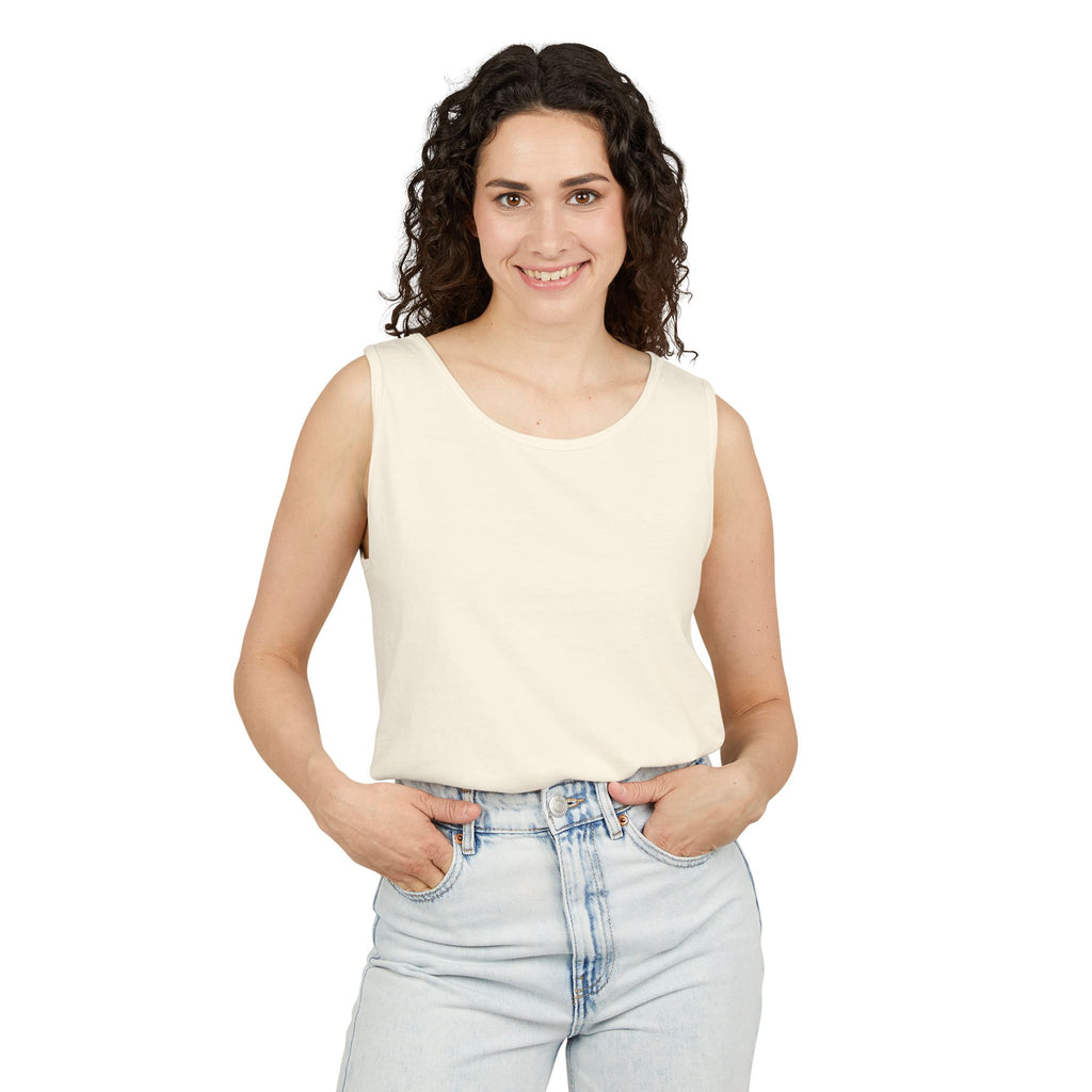 Summer Vibes Unisex Tank Top - Retro Sun Graphic