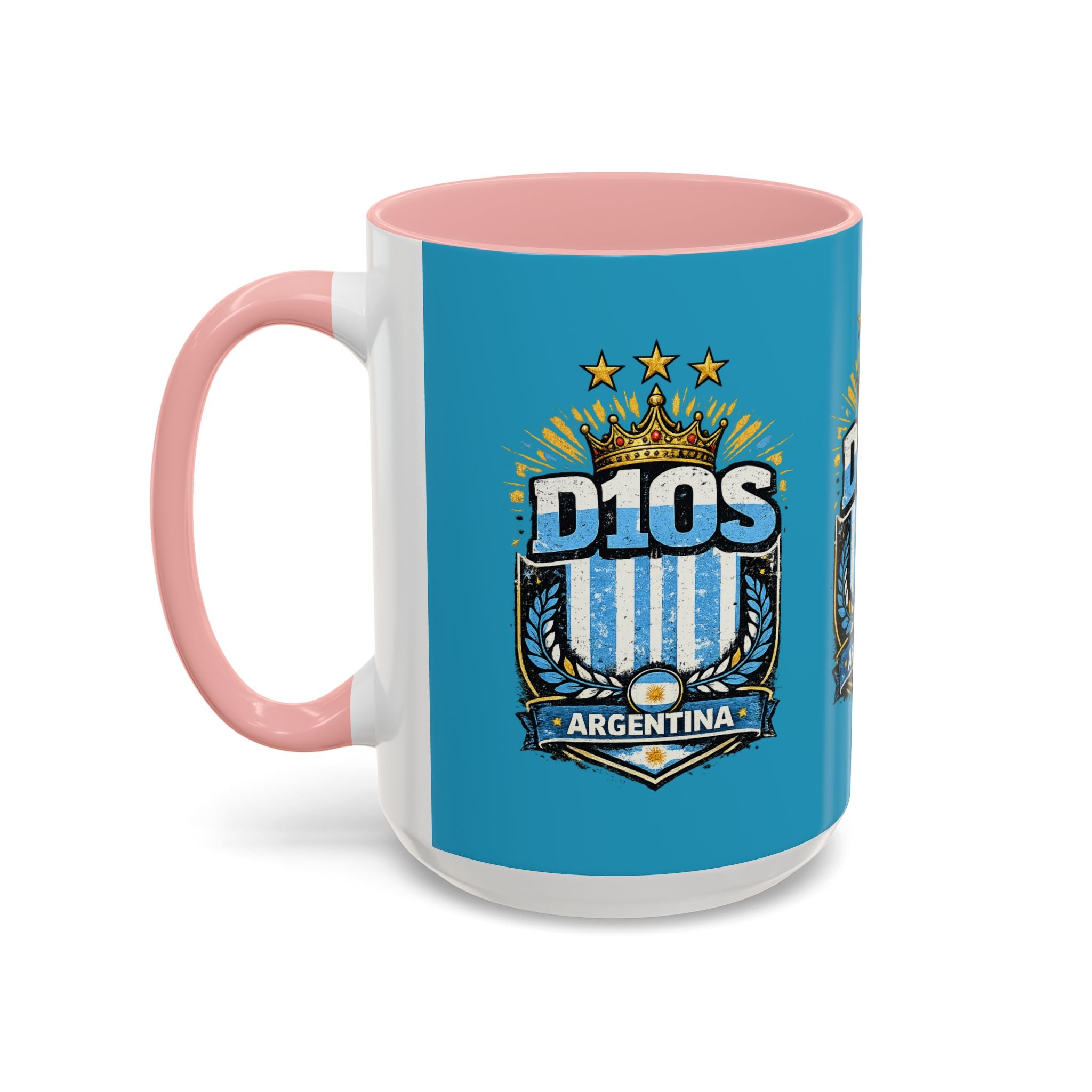 Coffee Mug — Bright Blue Accent Ceramic Mug (11/15oz)