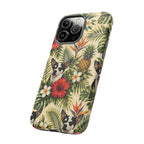 Tropical chihuahua Phone Case — Floral Pineapple Protective Tough Case